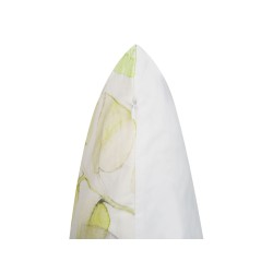 Poduszka dekoracyjna PEPEROMIA Bawełna 45 x 45 cm Biały Wzór roślinny Poduszka dekoracyjna PEPEROMIA Bawełna 45 x 45 cm Biały Wzór roślinny