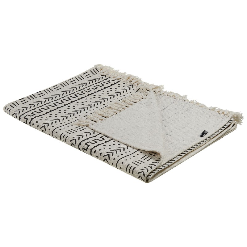 Koc PANVEL Bawełna 130 x 180 cm Biały