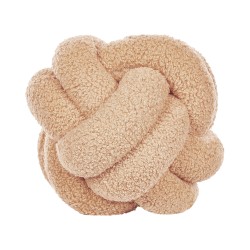 Poduszka dekoracyjna MALNI Boucle 19 x 19 cm Piaskowy Jednolity