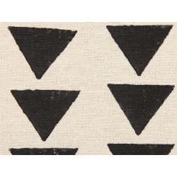 Zestaw 2 poduszek dekoracyjnych CERCIS Bawełna 45 x 45 cm Beżowy Wzór geometryczny Zestaw 2 poduszek dekoracyjnych CERCIS Bawełna 45 x 45 cm Beżowy Wzór geometryczny
