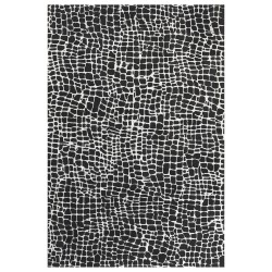 Dywan 200 x 300 cm czarno-biały PUNGE Dywan 200 x 300 cm czarno-biały PUNGE