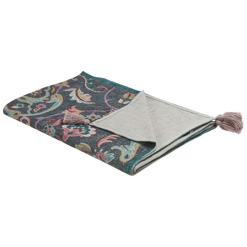 Koc DIBRUGARH Bawełna 130 x 180 cm Kolorowy