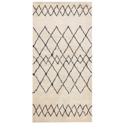 Dywan 80 x 150 cm beżowo-czarny HAVSA Dywan 80 x 150 cm beżowo-czarny HAVSA