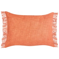 Zestaw 2 poduszek dekoracyjnych MABA Bawełna 50 x 35 cm Pomarańczowy Jednolity Zestaw 2 poduszek dekoracyjnych MABA Bawełna 50 x 35 cm Pomarańczowy Jednolity