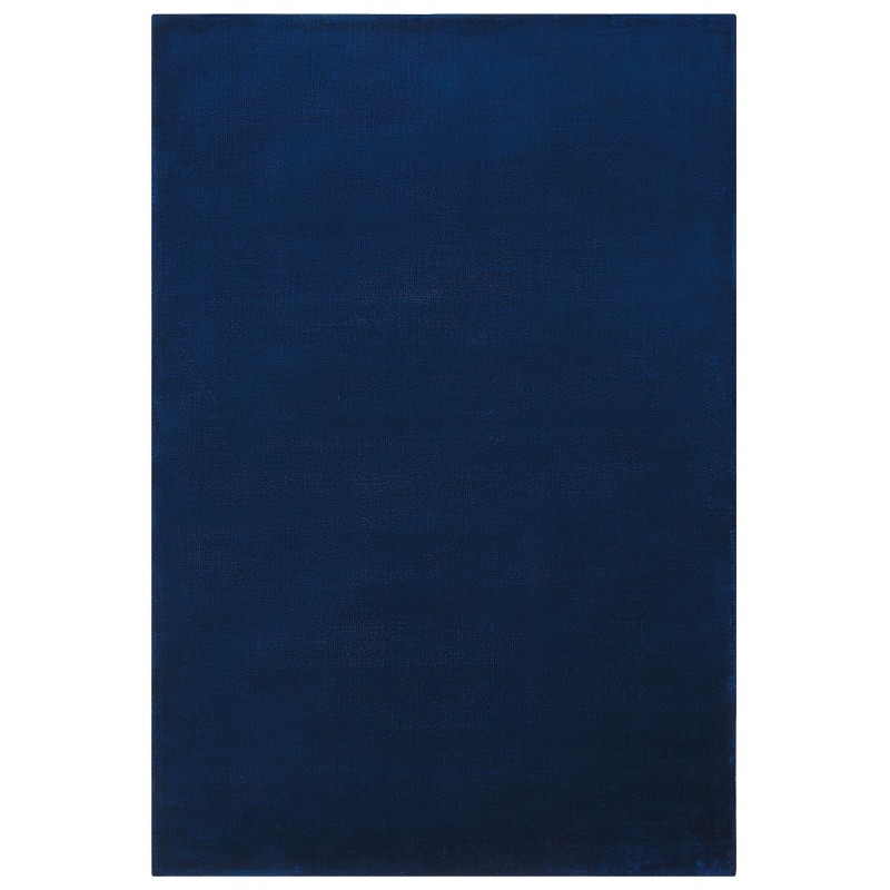 Dywan z wiskozy 140 x 200 cm granatowy GESI II