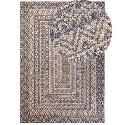 Dywan 160 x 230 cm beżowo-szary BAGLAR Dywan 160 x 230 cm beżowo-szary BAGLAR