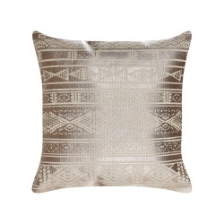 Poduszka dekoracyjna OUJDA Bawełna 50 x 50 cm Różowe złoto Wzór geometryczny Poduszka dekoracyjna OUJDA Bawełna 50 x 50 cm Różowe złoto Wzór geometryczny