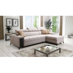 Venna I mini corner sofa with a sleeping function and USB port in Plusz fabric, Avra 14 Venna I mini corner sofa with a sleeping function and USB port in Plusz fabric, Avra 14