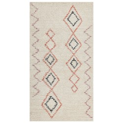 Dywan bawełniany 80 x 150 cm beżowy GUWAHATI Dywan bawełniany 80 x 150 cm beżowy GUWAHATI