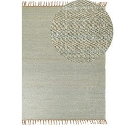 Dywan z juty 160 x 230 cm zielony LUNIA Dywan z juty 160 x 230 cm zielony LUNIA
