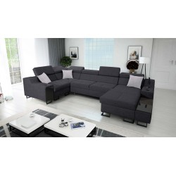 U-förmiges Ecksofa Avanti IV Maxi mit Schlaffunktion - Eleganz und Komfort in Ihrem Wohnzimmer!