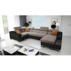 U-förmiges Ecksofa Avanti IV Maxi mit Schlaffunktion - Eleganz und Komfort in Ihrem Wohnzimmer!