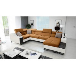 U-förmiges Ecksofa Avanti IV Maxi mit Schlaffunktion - Eleganz und Komfort in Ihrem Wohnzimmer!