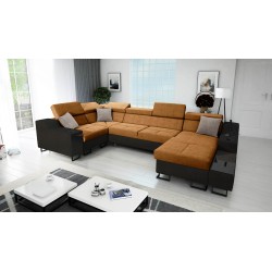 U-förmiges Ecksofa Avanti IV Maxi mit Schlaffunktion - Eleganz und Komfort in Ihrem Wohnzimmer!