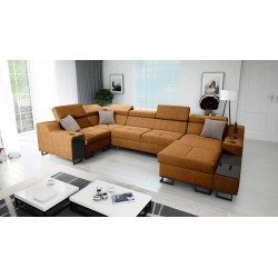 U-förmiges Ecksofa Avanti IV Maxi mit Schlaffunktion - Eleganz und Komfort in Ihrem Wohnzimmer!