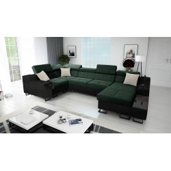 U-förmiges Ecksofa Avanti IV Maxi mit Schlaffunktion - Eleganz und Komfort in Ihrem Wohnzimmer!
