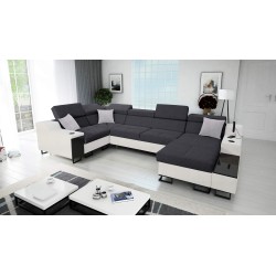 U-förmiges Ecksofa Avanti IV Maxi mit Schlaffunktion - Eleganz und Komfort in Ihrem Wohnzimmer!