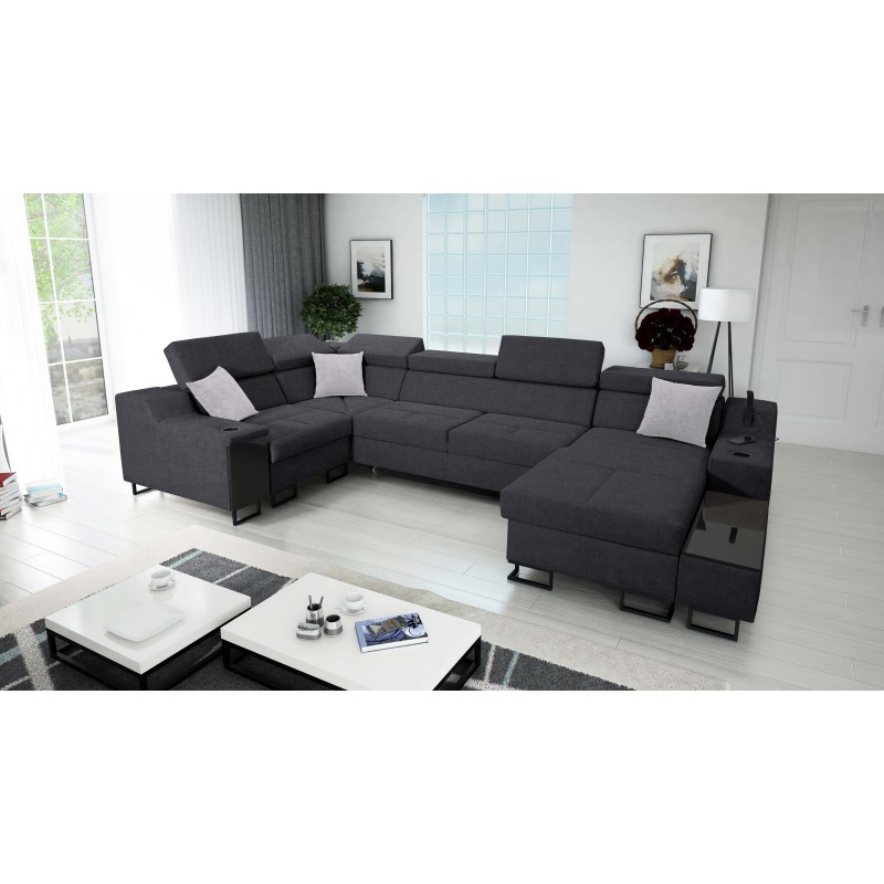U-förmiges Ecksofa Avanti IV Maxi mit Schlaffunktion - Eleganz und Komfort in Ihrem Wohnzimmer!