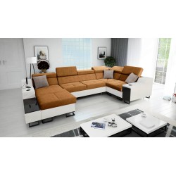U-förmiges Ecksofa Avanti IV Maxi mit Schlaffunktion - Eleganz und Komfort in Ihrem Wohnzimmer!