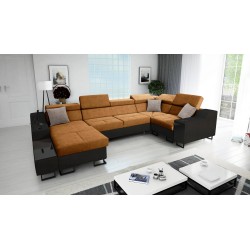 U-förmiges Ecksofa Avanti IV Maxi mit Schlaffunktion - Eleganz und Komfort in Ihrem Wohnzimmer!