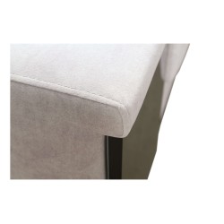 Sofá esquinero en forma de U Avanti V con función de cama, lámpara con puerto USB y tela de terciopelo, Whisper 3 + cuero ecológ Sofá esquinero en forma de U Avanti V con función de cama, lámpara con puerto USB y tela de terciopelo, Whisper 3 + cuero ecológ
