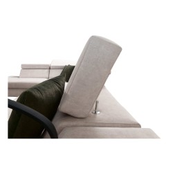 Luxus-Ecksofa in U-Form Avanti VI mit Schlaffunktion - Samt, Whisper 11 + Kunstleder Luxus-Ecksofa in U-Form Avanti VI mit Schlaffunktion - Samt, Whisper 11 + Kunstleder