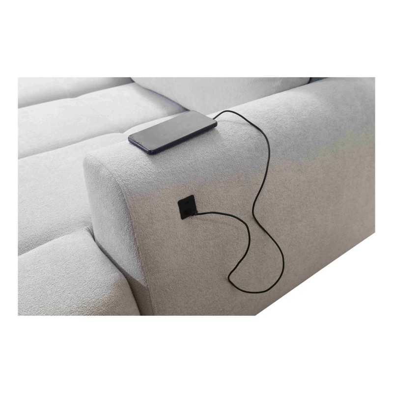 Narożnik Oscar z funkcją spania i portem USB – Komfort i style w Twoim salonie Narożnik Oscar z funkcją spania i portem USB – Komfort i style w Twoim salonie
