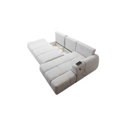 Narożnik Oscar z funkcją spania i portem USB – Komfort i style w Twoim salonie Narożnik Oscar z funkcją spania i portem USB – Komfort i style w Twoim salonie