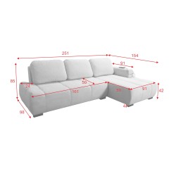 Narożnik Oscar z funkcją spania i portem USB – Komfort i style w Twoim salonie Narożnik Oscar z funkcją spania i portem USB – Komfort i style w Twoim salonie